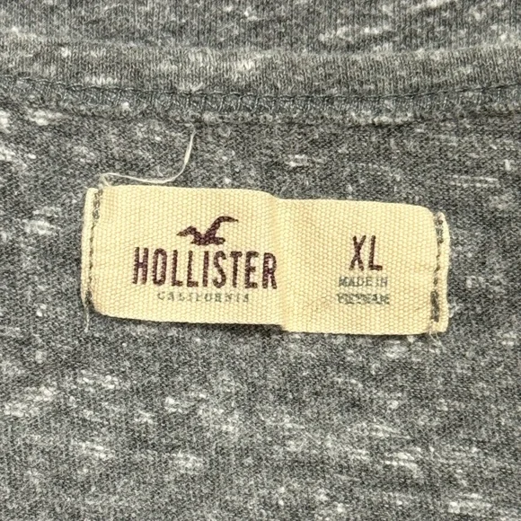Hollister size XL gray colored tank top in great condition. V-neck style shirt. - Picture 8 of 8